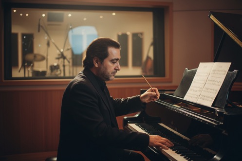 Andrea Tosi al pianoforte